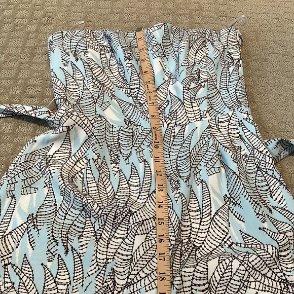 Just listed💙 strapless jumpsuit with side zip and wide legged cropped pant - Picture 14 of 16